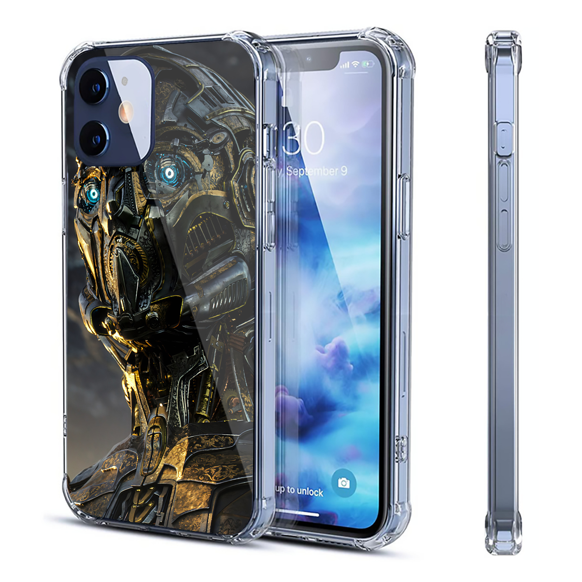 （画像用） Transformers トランスフォーマー 【iPhone 12シリーズ対応】透明スマホケース（クリアソフトケース）
